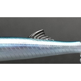 Illustration de gamme SAYORIS — détail de la nageoire, coloris Maiwashi ; ne représente pas nécessairement le coloris vendu