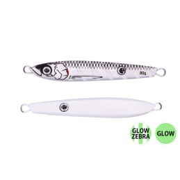 Neko Metal — Silver Glow Zebra 032 — illustration du coloris sur 80 g ; produit vendu : 100 g