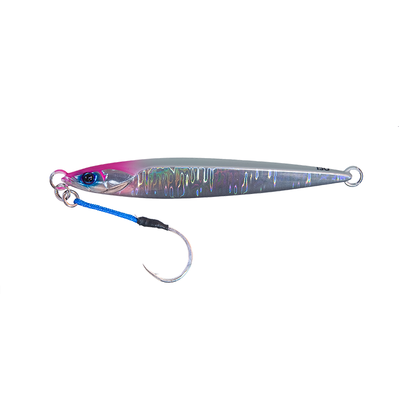 Jackall BamBluz Jig Short — Glow Edge Magma Wave Holo — illustration fabricant du coloris ; proportions selon poids