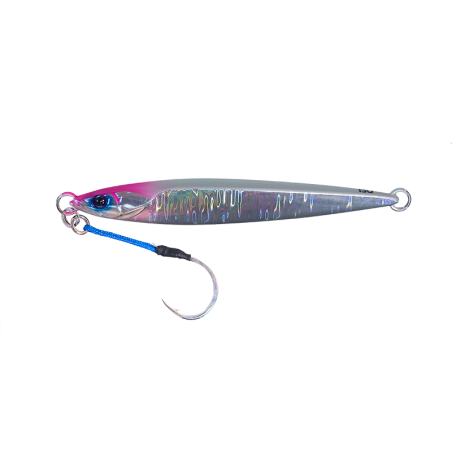 Jackall BamBluz Jig Short — Glow Edge Magma Wave Holo — illustration fabricant du coloris ; proportions selon poids