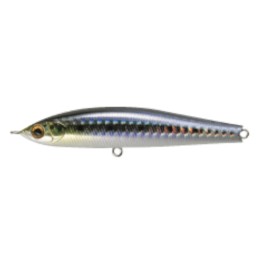 ZipBaits Slide Swim Minnow 85/85MDS — coloris 718 Holo Iwashi ; variante vendue 85MDS, 85 mm / 18,5 g