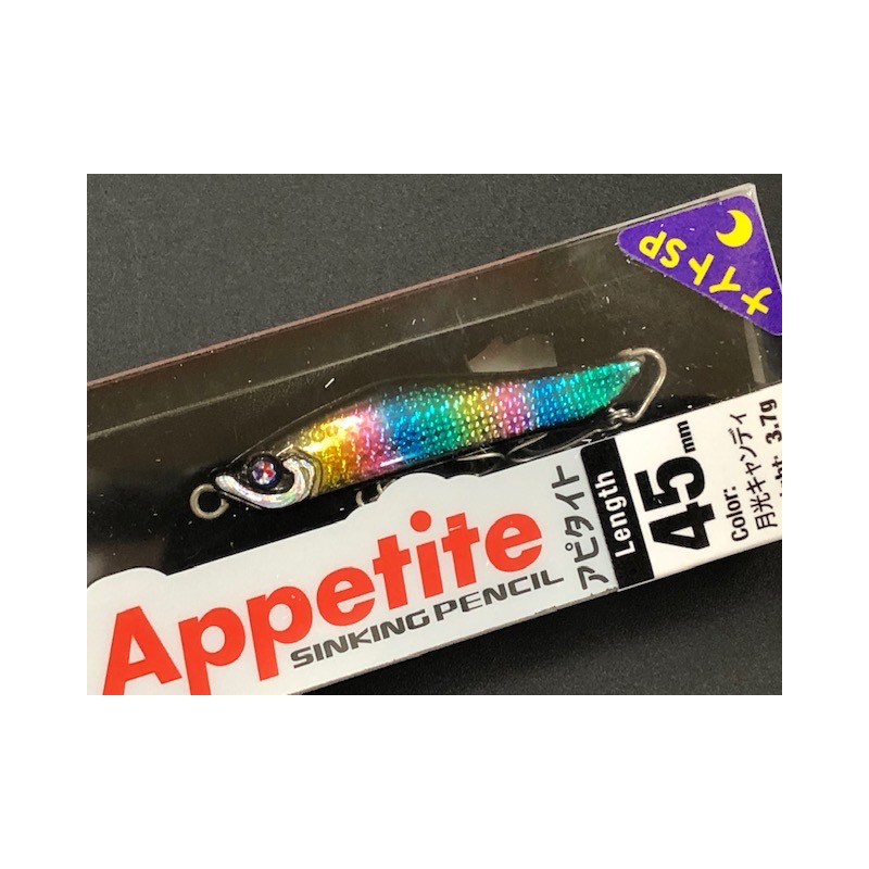 Xesta Appetite 45S 45 mm 3,7 g — PG003 SKCC — produit dans son emballage avec hameçons montés