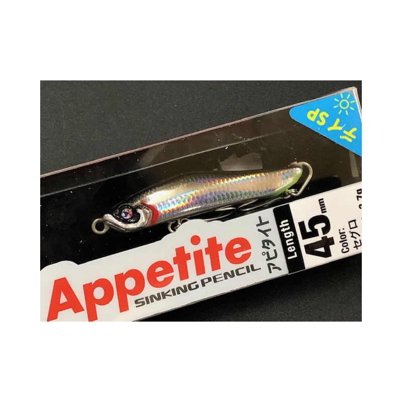 Xesta Appetite 45S 45 mm 3,7 g — PG001 SE — produit dans son emballage avec hameçons montés