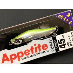 Xesta Appetite 45S 45 mm 3,7 g — PG002 UCHR — produit dans son emballage avec hameçons montés