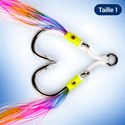 Taille 1 — détail d’un montage Luminous et du cordon Dyneema