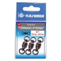 Flashmer émerillon Tornado Strong n° 5 – 139 lb – sachet de 3 – vue 3