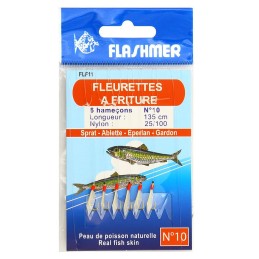 Flashmer ligne Fleurettes à friture – 8 hameçons n° 18 – vue 4