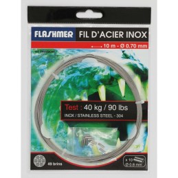 Flashmer fil acier inox 49 brins – 10 m – 90 lb – vue 2
