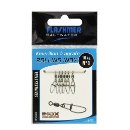 Flashmer rolling inox à agrafe 1/0 – 55 kg – sachet de 6 – vue 3