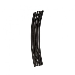 Gaine thermorétractable noire Ø 2 mm – 15 cm – pochette de 6