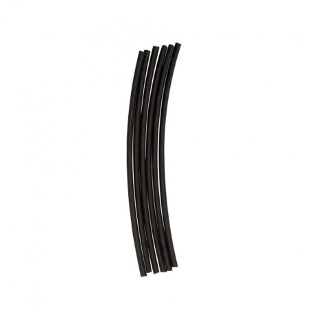 Gaine thermorétractable noire Ø 4 mm – 15 cm – pochette de 6