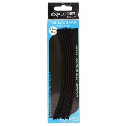 Gaine thermorétractable noire Ø 4 mm – 15 cm – pochette de 6 – vue 3
