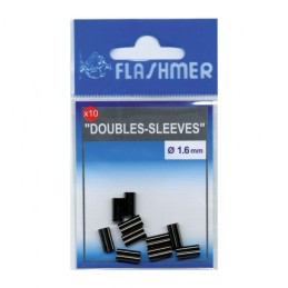 Flashmer double sleeve bronze 2 mm – sachet de 10 – vue 3