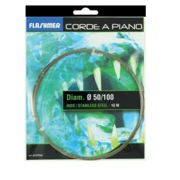 Flashmer corde à piano inox 60/100 – couronne 10 m
