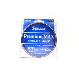 Seaguar Premium MAX Shock Leader : conditionnement 57 lb (25,9 kg), n° 14, 50 m