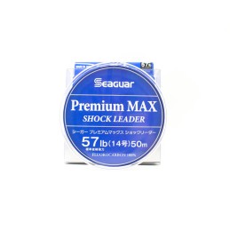 Seaguar Premium MAX Shock Leader : bobine face, 57 lb (25,9 kg), n° 14, 50 m