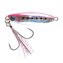 Hayabusa Jack Eye Shot Slow Wide 20 g – coloris n° 1 Pink Sardine – monté avec son assist