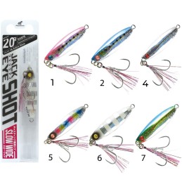 Hayabusa Jack Eye Shot Slow Wide 20 g – emballage et nuancier des coloris