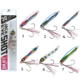 Hayabusa Jack Eye Shot Slow Wide 30 g – emballage et nuancier des coloris