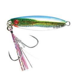 Hayabusa Jack Eye Shot Slow Wide 30 g – coloris n° 7 Blue Mackerel – monté avec son assist