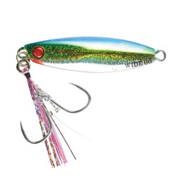 Hayabusa Jack Eye Shot Slow Wide 60 g – coloris n° 7 Blue Mackerel – monté avec son assist