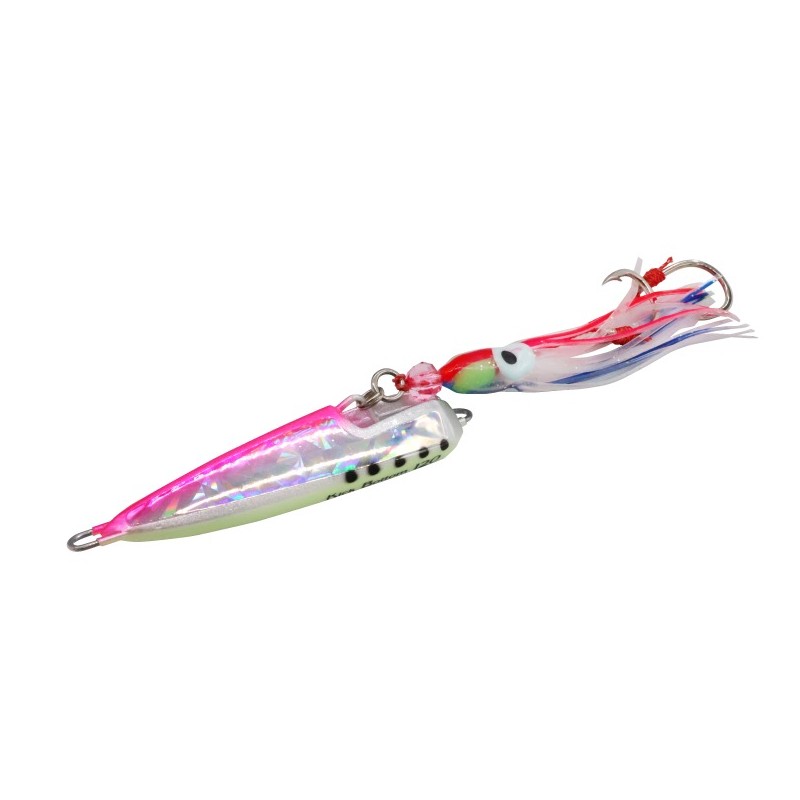 Hayabusa Jack Eye Kick Bottom Power Hook 150 g – coloris n° 1 Pink Sardine Glow Belly