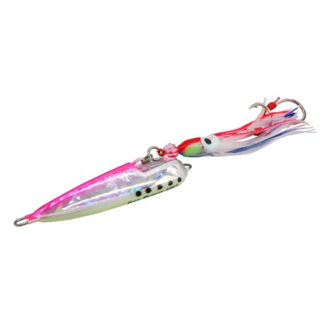 Hayabusa Jack Eye Kick Bottom Power Hook 150 g – coloris n° 1 Pink Sardine Glow Belly