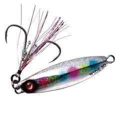Hayabusa Jack Eye Shot Slow Wide 30 g – coloris n° 5 Rainbow (Silver Candy)