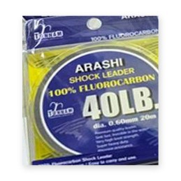 Arashi fluorocarbone 100 % Tonnam – 40 lb (18,1 kg) – Ø 0,60 mm – 20 m