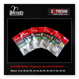 Hameçon de jigging Tonnam Extreme TJH-01 – n° 4/0 – sachet de 6