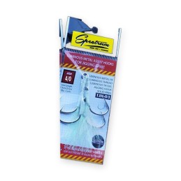 Assist hook Spectrum Luminous Metal PE – hameçon TJH-03 n° 4/0 – 2 montages