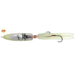 Jig inchiku HOT'S Big Fin 120 g – coloris Glow (phosphorescent)