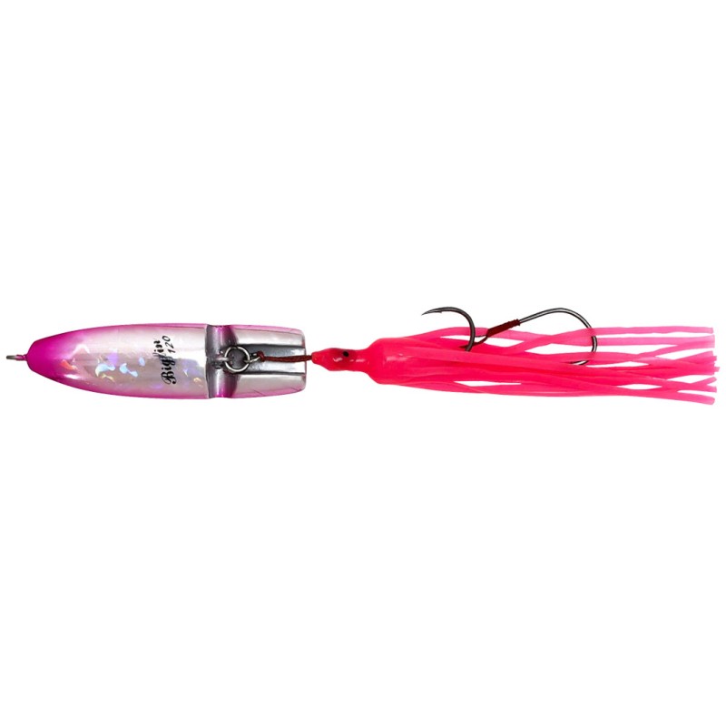 Jig inchiku HOT'S Big Fin 120 g – coloris Pink (rose)