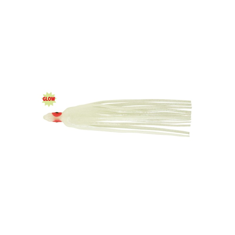 Jupe poulpe HOT'S BF Tako Bait – coloris Super Glow – sachet de 5