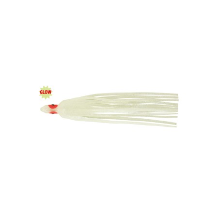 Jupe poulpe HOT'S BF Tako Bait – coloris Super Glow – sachet de 5