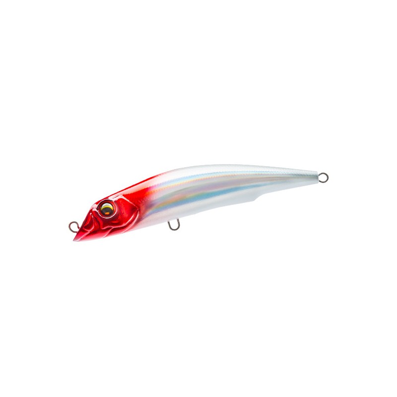 Leurre Duel Aile Magnet TG Darter 105F – 105 mm – 18 g – coloris 6 HRH Holo Red Head