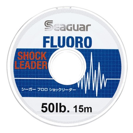 Shock leader fluorocarbone Seaguar Fluoro Shock Leader 15 m – 50 lb (22,7 kg)