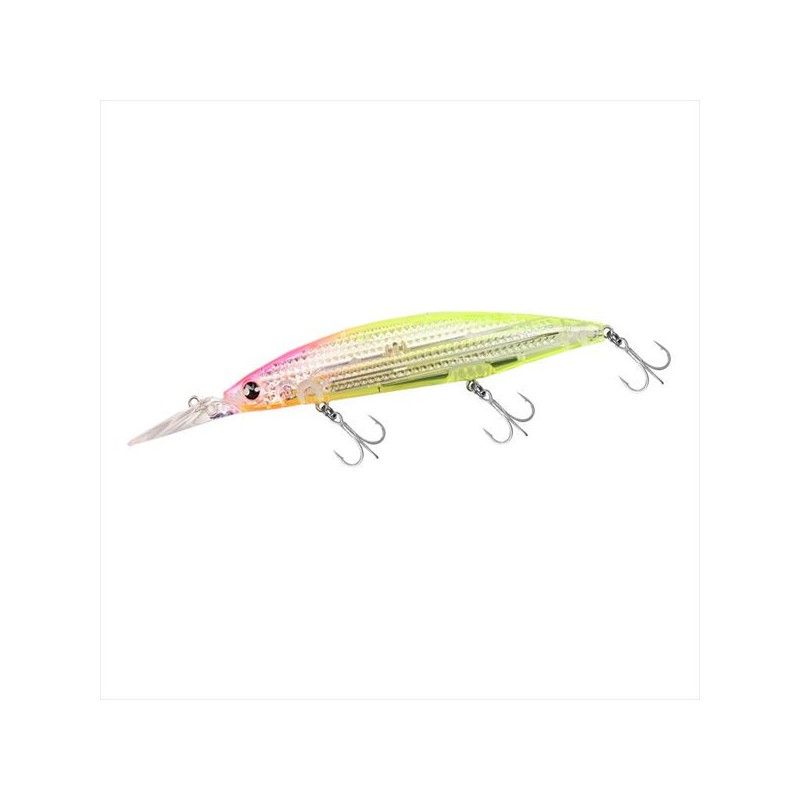 Leurre Daiwa Shoreline Shiner Z Set Upper Full Back 125S-DR – 125 mm – 37,5 g – coloris LI Pink Head Clear Chart