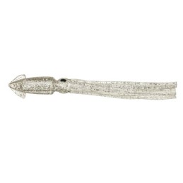 Leurre souple Fish Arrow Flash J Squid 3,5" SW – coloris n°01 Clear Holo
