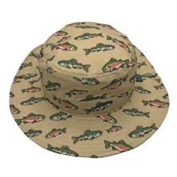 Bob Kohinata Gyogyo Hat – motif Trout II (sable)
