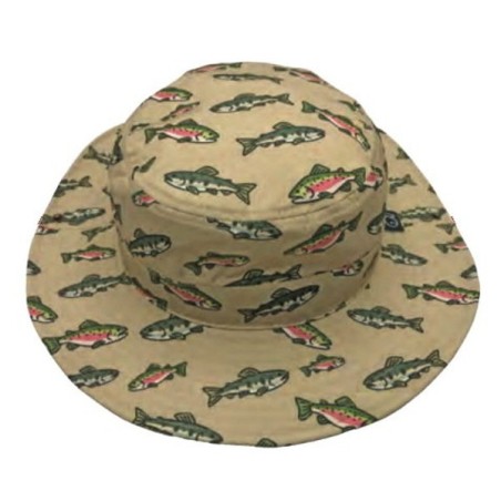Bob Kohinata Gyogyo Hat – motif Trout II (sable)