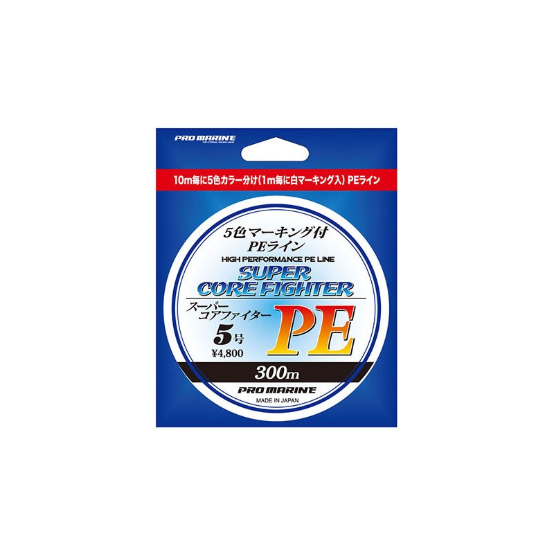 Tresse PE Pro Marine Super Core Fighter 300 m – n° 5 (24 kg)