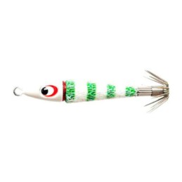 Leurre à calamar Progre Matsuri Baby Metal 7 g – coloris ZG Zebra Glow