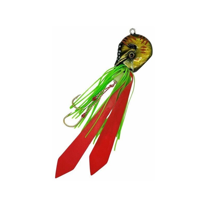 Tai-rubber Fujiwara Any-F Orca 20 g – coloris BK Black × Red