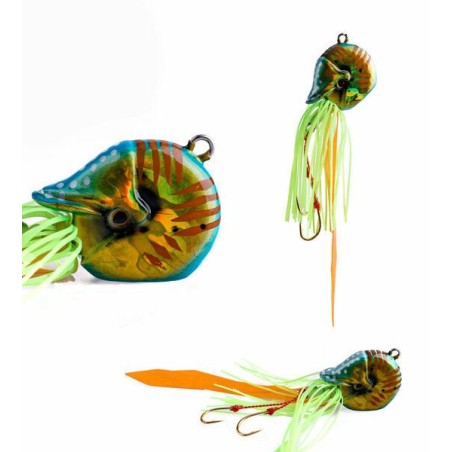 Tai-rubber Fujiwara Any-F Orca 20 g – coloris BL Blue × Orange