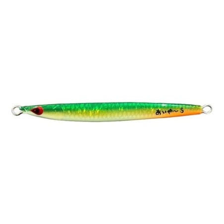 Jig Tanajig Aiya Slender 50 g n°7 Green Gold Glow Belly Tail OG