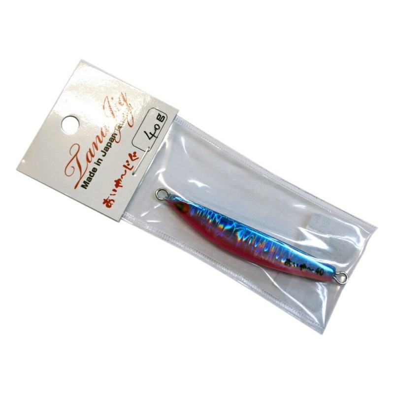 Jig Tanajig Aiya Jig 40 g n°9 Blue Pink Tail Glow