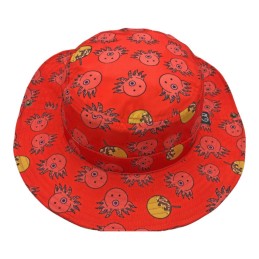Chapeau Kohinata Gyogyo Hat – motif Tako (poulpe), rouge