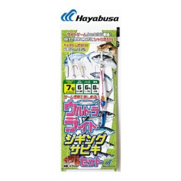 Ensemble Hayabusa HA282 Teibou Ultra Light Jigging Sabiki 2 hameçons