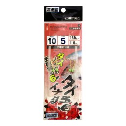 Montage Shimoda Tai-Inada Gomoku KIG201 – hameçons n°10, avançons n°5, 2 × 2 hameçons